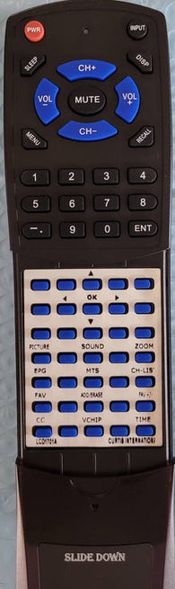 CURTISINTER LCD1701A Replacement Remote