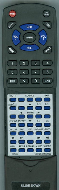 CURT LCD1905E Replacement Remote