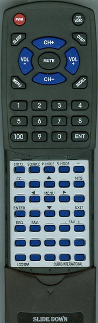 CURTIS LED1337A Replacement Remote