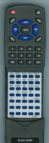 HITEKER LCD37A5F Replacement Remote