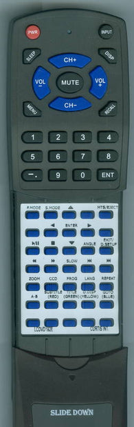 ELECTRON RTLCDVD192E Replacement Remote