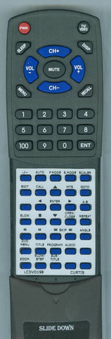 CURT LCDVD198 Replacement Remote