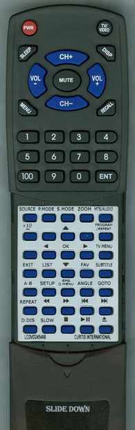 CURT LCDVD2454AB Replacement Remote