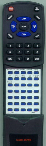 SABRE LCT321BKA Replacement Remote
