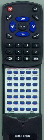SABRE LCT371BKA Replacement Remote
