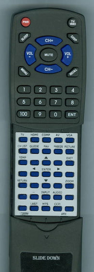 APEX LD3288M Replacement Remote
