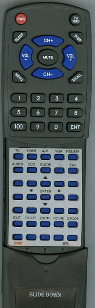 APEX LD4088 Replacement Remote