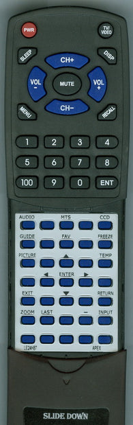 APEX LD100RM Replacement Remote
