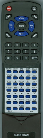 APEX RTLE3212D Replacement Remote