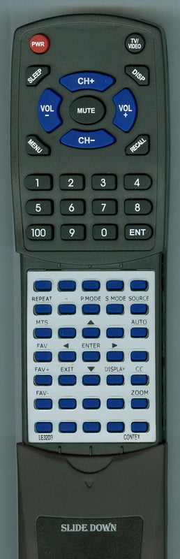 CONTEX LE50D3 Replacement Remote – Remotes.net