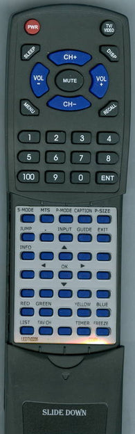 COBY RTLEDTV2235 Replacement Remote