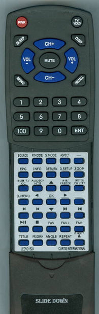 CURTIS RLDEDV2813AB Replacement Remote