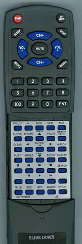 JVC HR-XVC15S Replacement Remote