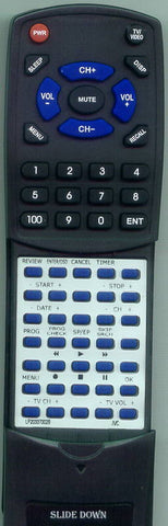 JVC HR-VP453U Replacement Remote