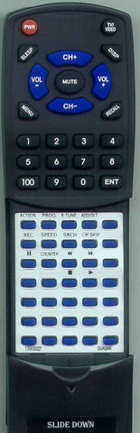 QUASAR VV-1310W Replacement Remote