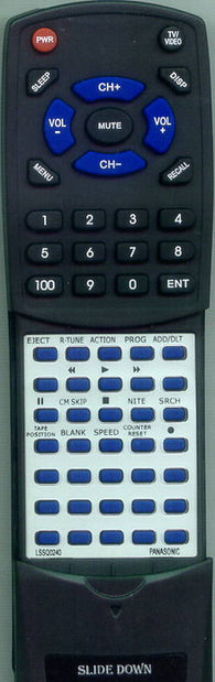 PANASONIC PVC2063 Replacement Remote