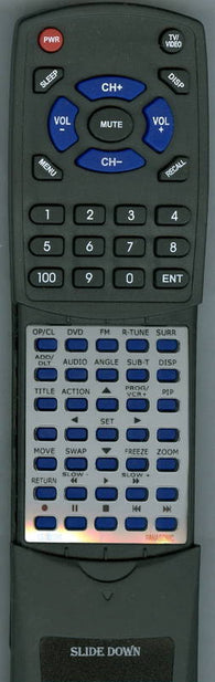 PANASONIC PVDF2700 Replacement Remote