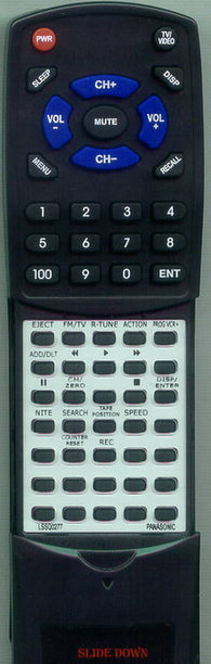 PANASONIC PVC2541 Replacement Remote