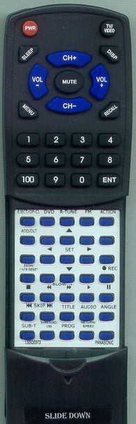 PANASONIC PVDM2793 Replacement Remote
