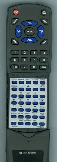 PANASONIC PVDF273 Replacement Remote