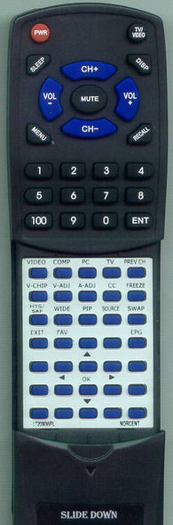 NORCENT RTLT2090WPL Replacement Remote