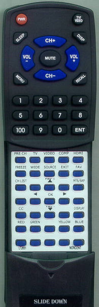 NORCENT RTLT2651 Replacement Remote