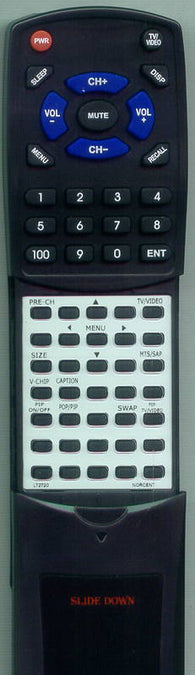 NORCENT RTLT2720 Replacement Remote
