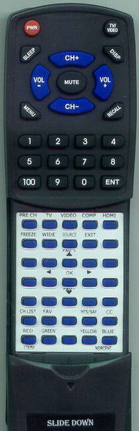 NORCENT RTLT3751 Replacement Remote