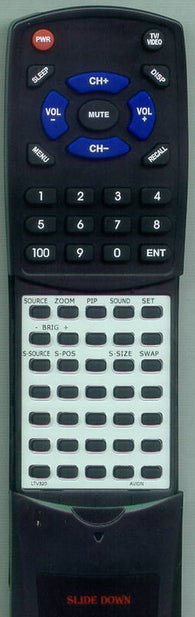 AVION RTLTV320 Replacement Remote