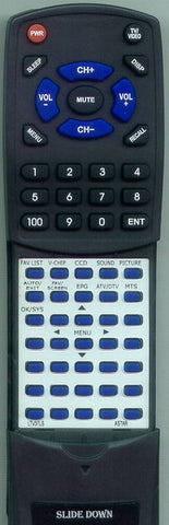 ASTAR LTV37LS Replacement Remote