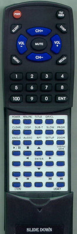 LEGACY PLTVD122 Replacement Remote