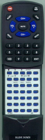 BSR RTMCD8000 Replacement Remote