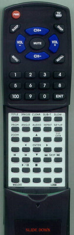 LUXMA LDVD110 Replacement Remote