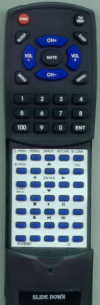 LG 50PG60 Replacement Remote