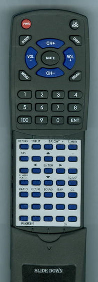 ZENITH Z47LCD4DF Replacement Remote
