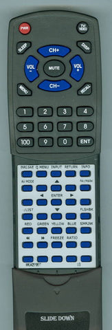LG 60PS11 Replacement Remote