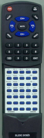 VIEWSONIC M-MS-0808-9393 Replacement Remote