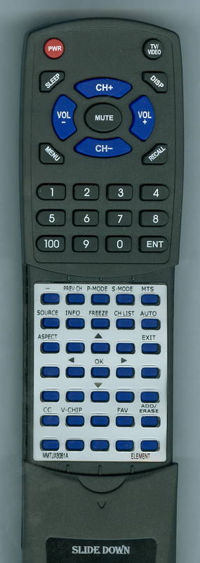 ELEMENT RTMMTJX8061A Replacement Remote Control