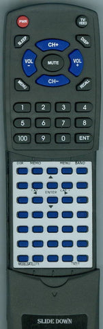 TIVOLI MODELSATELLITE Replacement Remote