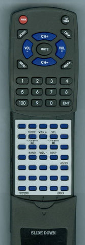 JENSEN MP3720WR Replacement Remote