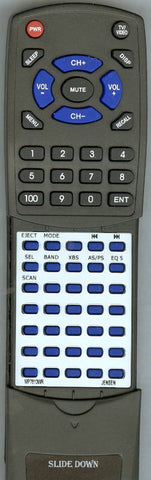 JENSEN MP7610WR Replacement Remote