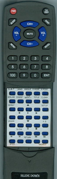 MAGNAVOX RTMPD835 Replacement Remote