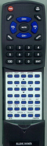 DYNATRON RTMR120 Replacement Remote