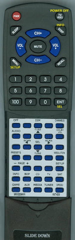 ANTHEMINSERT MRX700 MAIN Replacement Remote