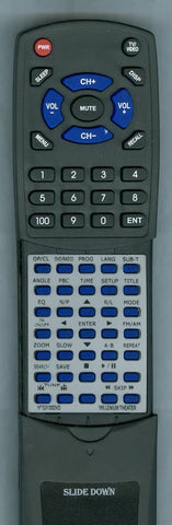 MT MTS-3100 Replacement Remote