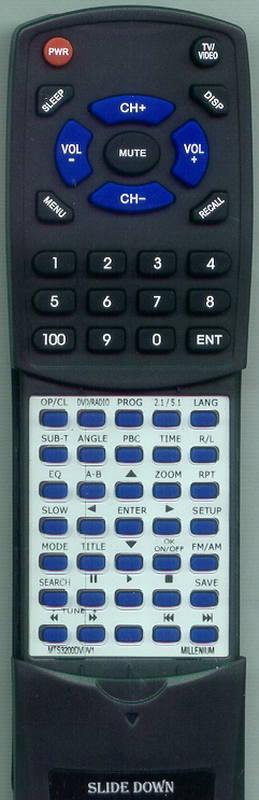 MT DVD3200 DVD Replacement Remote – Remotes.net