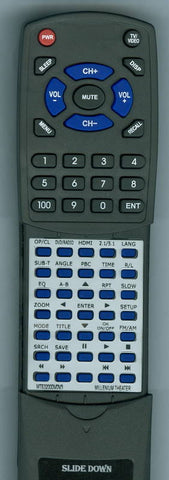 MT RTMTS3200DVDV3 Replacement Remote