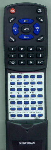 MOBILETV RTMTVAD10 Replacement Remote
