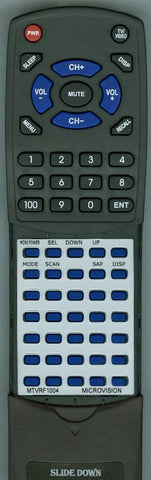 MICROVISION MTVRF1004REMOTE Replacement Remote