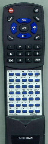MI RTMTVRF1004DVD Replacement Remote